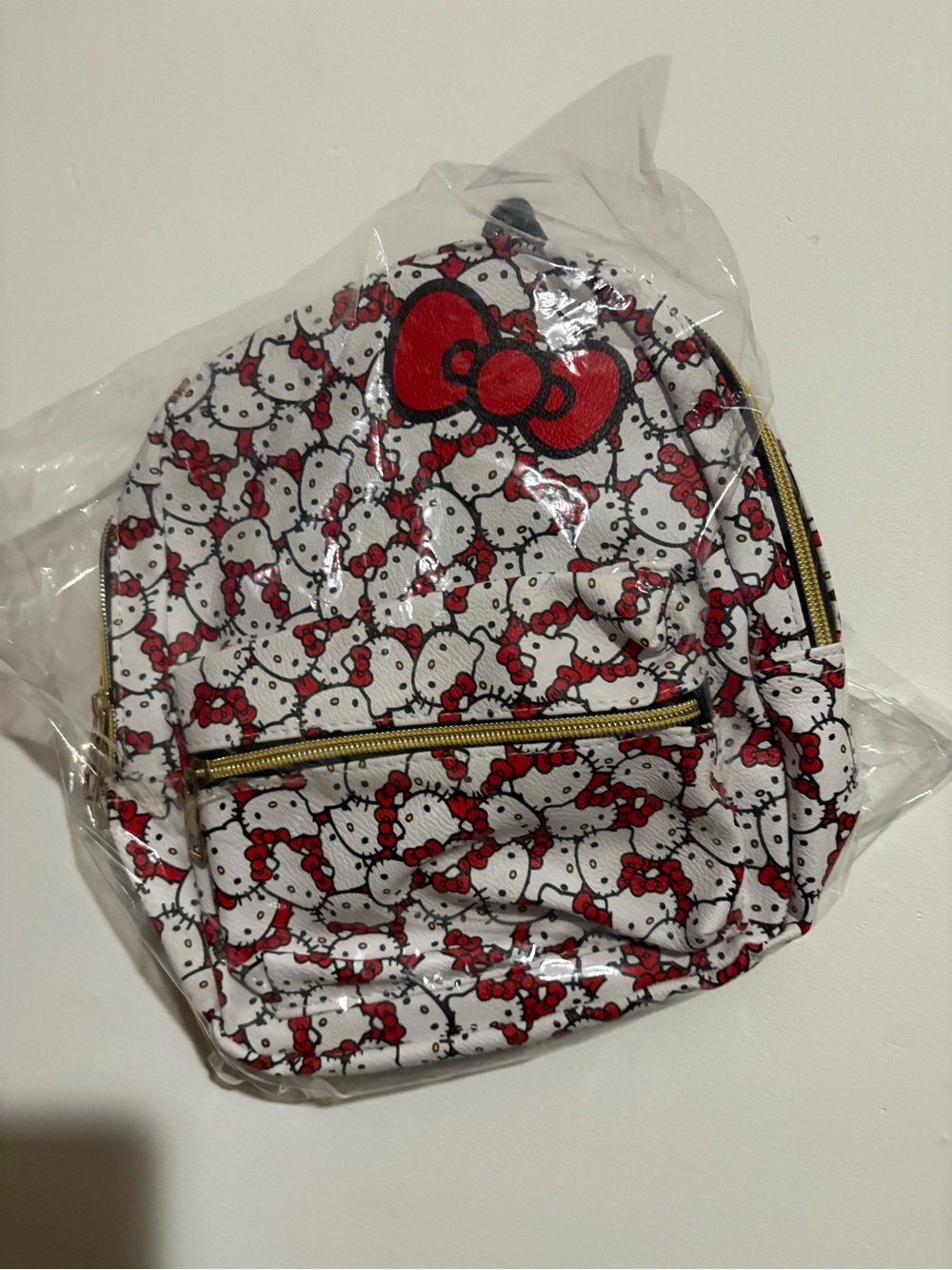 Sanrio Hello Kitty White and Red Mini Backpack